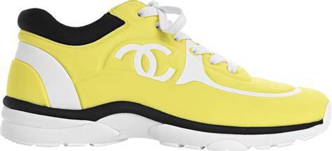 chanel boy yellow|yellow Chanel sneakers.